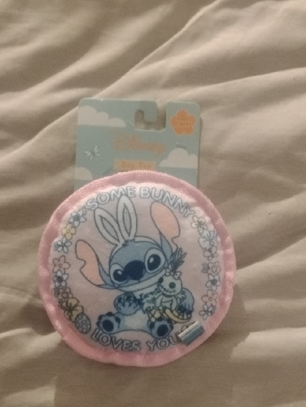 Disney Stitch Bunny Patch Pink and Blue